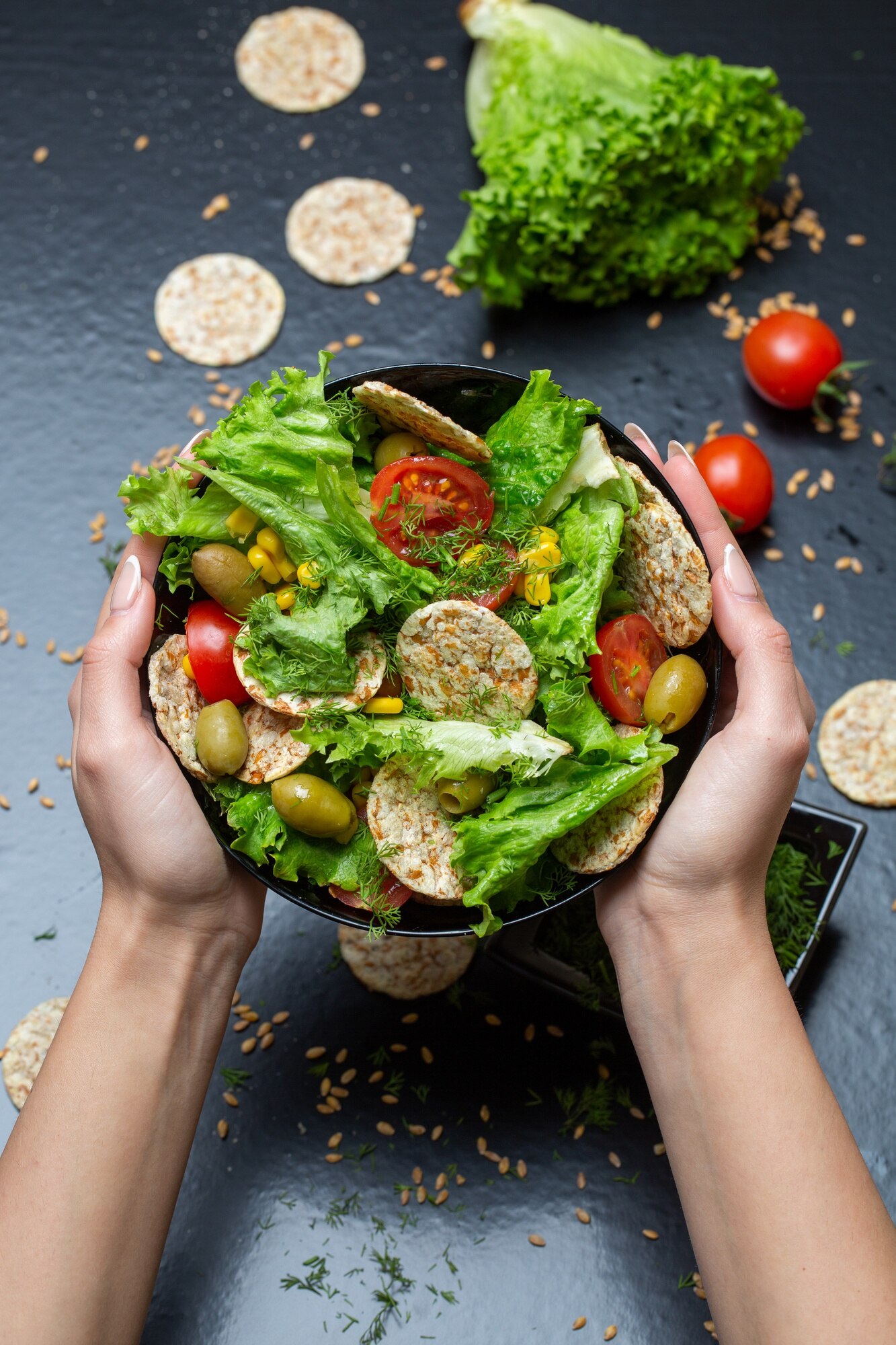 Bright healthy cooking classroom illustration